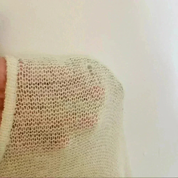 Something Navy Metallic Striped Sweater Dress Alpaca Blend Size XL - Picture 4 of 8